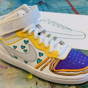 Acryl: Pimp your sneakers:ouder-kind mei